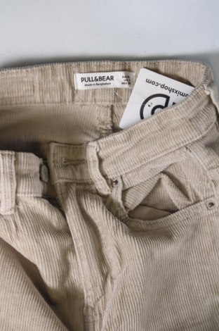 Damen Cordhose Pull&Bear, Größe XS, Farbe Beige, Preis € 20,49