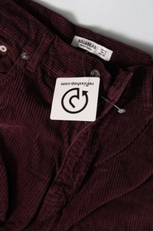 Női kordbársony nadrág Pull&Bear, Méret M, Szín Piros, Ár 2 999 Ft