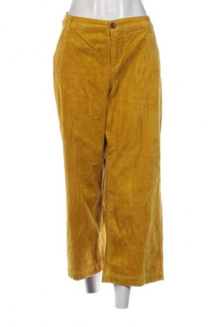 Pantaloni de velvet de femei S.Oliver, Mărime L, Culoare Galben, Preț 63,99 Lei