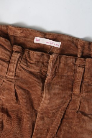 Pantaloni de velvet de femei So, Mărime M, Culoare Maro, Preț 95,99 Lei