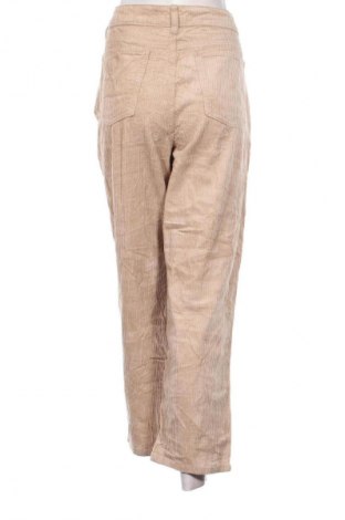 Pantaloni de velvet de femei So, Mărime L, Culoare Bej, Preț 38,99 Lei