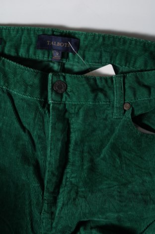 Pantaloni de velvet de femei Talbots, Mărime XL, Culoare Verde, Preț 95,99 Lei