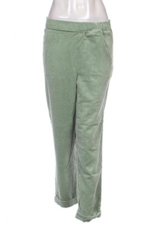 Pantaloni de velvet de femei Twik, Mărime XS, Culoare Verde, Preț 33,99 Lei