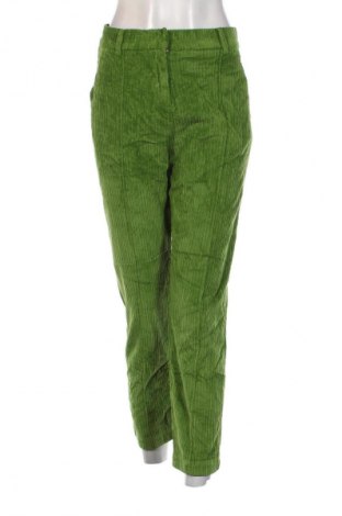 Pantaloni de velvet de femei United Colors Of Benetton, Mărime XS, Culoare Verde, Preț 55,99 Lei