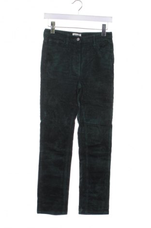 Pantaloni de velvet de femei Weekday, Mărime XS, Culoare Verde, Preț 25,99 Lei