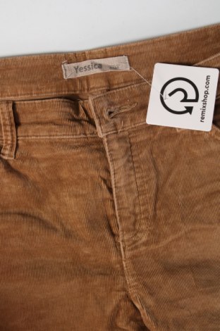 Pantaloni de velvet de femei Yessica, Mărime M, Culoare Bej, Preț 28,99 Lei