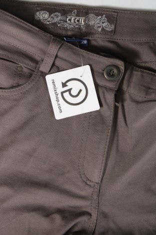 Pantaloni de femei Cecil, Mărime M, Culoare Gri, Preț 101,99 Lei