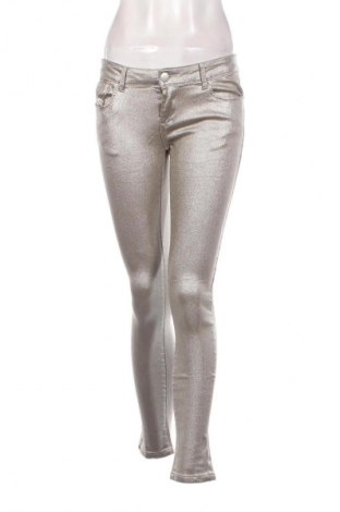 Pantaloni de femei Crazy World, Mărime M, Culoare Argintiu, Preț 38,99 Lei