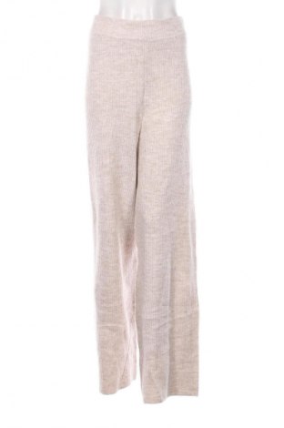 Pantaloni de femei H&M, Mărime L, Culoare Ecru, Preț 38,99 Lei