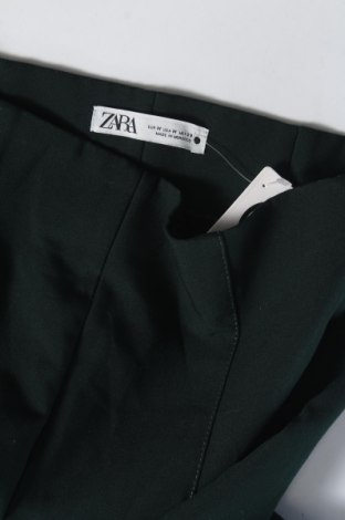 Дамски панталон Zara, Размер M, Цвят Зелен, Цена 43,95 лв.