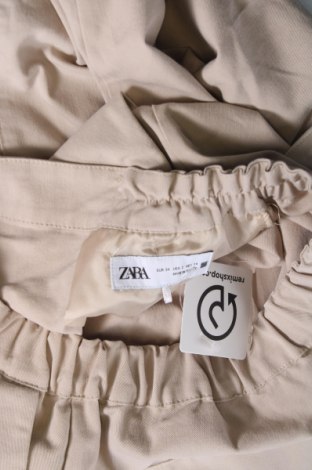 Damenhose Zara, Größe XS, Farbe Beige, Preis € 7,49