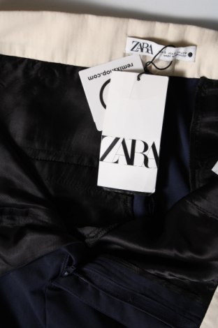 Дамски панталон Zara, Размер S, Цвят Син, Цена 40,99 лв.