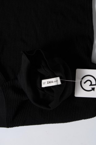 Γυναικείο αμάνικο μπλουζάκι Zara Knitwear, Μέγεθος S, Χρώμα Μαύρο, Τιμή 4,99 €