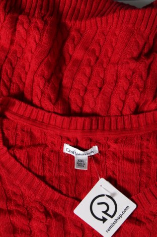 Damenpullover Croft & Barrow, Größe XXL, Farbe Rot, Preis € 9,49