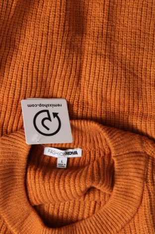 Damenpullover Fashion nova, Größe L, Farbe Orange, Preis 9,49 €