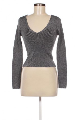 Damski sweter H&M, Rozmiar M, Kolor Srebrzysty, Cena 41,99 zł