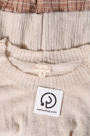 Damenpullover Hem & Thread, Größe M, Farbe Beige, Preis 11,99 €