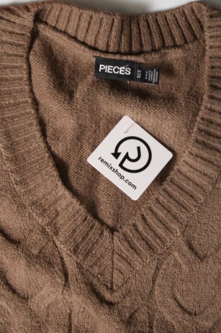 Damski sweter Little Pieces, Rozmiar S, Kolor Brązowy, Cena 52,99 zł