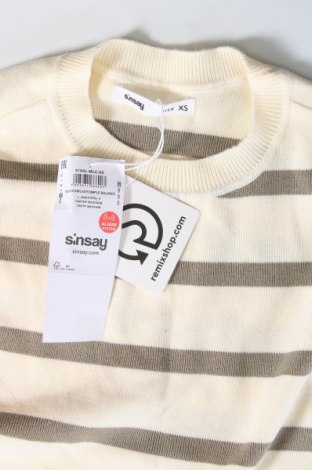 Damski sweter Sinsay, Rozmiar XS, Kolor Kolorowy, Cena 68,99 zł