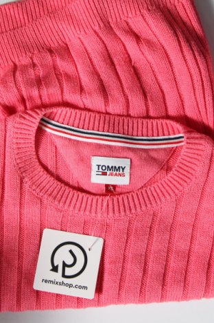 Дамски пуловер Tommy Jeans, Размер XS, Цвят Розов, Цена 82,49 лв.