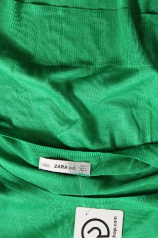 Pulover de femei Zara, Mărime L, Culoare Verde, Preț 40,99 Lei