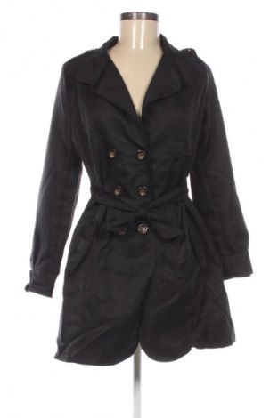 Trench de femei, Mărime M, Culoare Negru, Preț 78,99 Lei