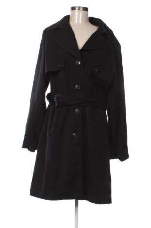 Trench de femei H&M, Mărime XL, Culoare Negru, Preț 223,99 Lei