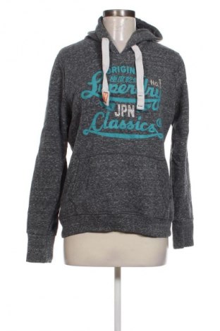 Damen Sweatshirt Superdry, Größe L, Farbe Grau, Preis 32,99 €