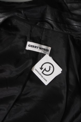 Γυναικείο δερμάτινο μπουφάν Gerry Weber, Μέγεθος XL, Χρώμα Μαύρο, Τιμή 61,99 €