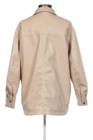 Damen Lederjacke H&M, Größe M, Farbe Beige, Preis 21,49 €