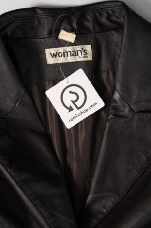 Geacă de piele pentru femei Woman's Fashion, Mărime XL, Culoare Maro, Preț 223,99 Lei