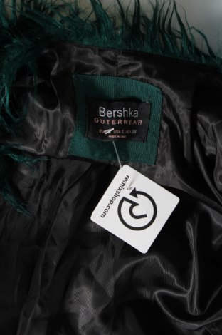 Palton de femei Bershka, Mărime S, Culoare Verde, Preț 145,99 Lei