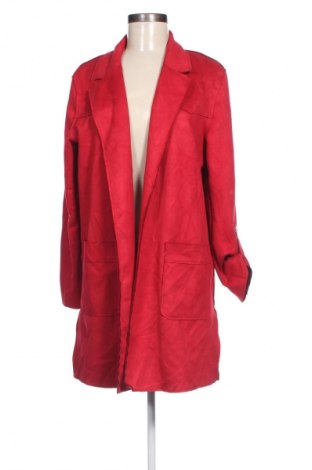 Damenmantel Bershka, Größe L, Farbe Rot, Preis € 12,99