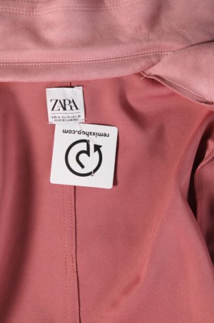 Дамско палто Zara, Размер M, Цвят Розов, Цена 65,99 лв.