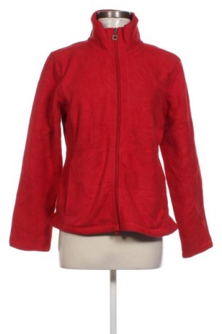 Damen Fleece Oberteil , Größe M, Farbe Rot, Preis 11,49 €