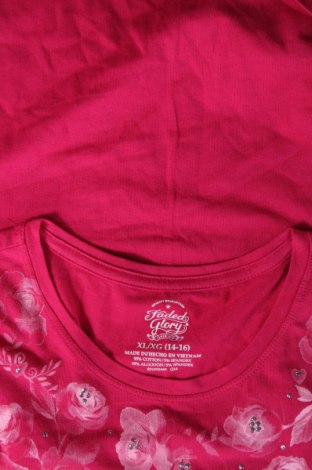 Kinder Shirt Faded Glory, Größe 14-15y/ 168-170 cm, Farbe Rosa, Preis € 3,99