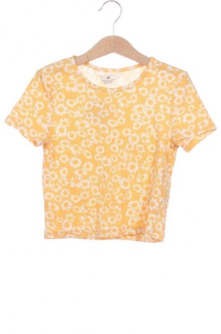 Kinder Shirt H&M, Größe 8-9y/ 134-140 cm, Farbe Gelb, Preis 4,99 €