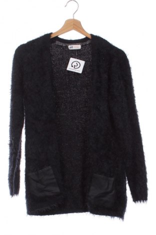 Kinder Strickjacke H&M, Größe 12-13y/ 158-164 cm, Farbe Schwarz, Preis € 6,99