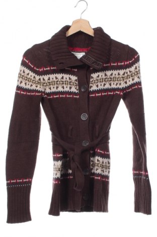 Kinder Strickjacke H&M L.O.G.G., Größe 15-18y/ 170-176 cm, Farbe Braun, Preis 5,99 €