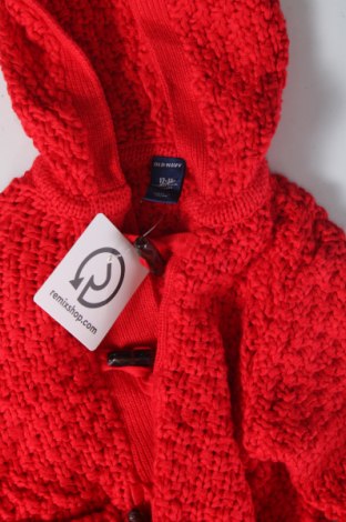 Kinder Strickjacke Old Navy, Größe 12-18m/ 80-86 cm, Farbe Rot, Preis 11,99 €