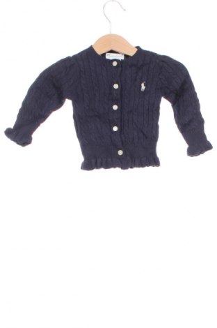 Kinder Strickjacke Ralph Lauren, Größe 3-6m/ 62-68 cm, Farbe Blau, Preis 33,99 €