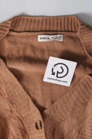 Kinder Strickjacke SHEIN, Größe 11-12y/ 152-158 cm, Farbe Beige, Preis € 5,99