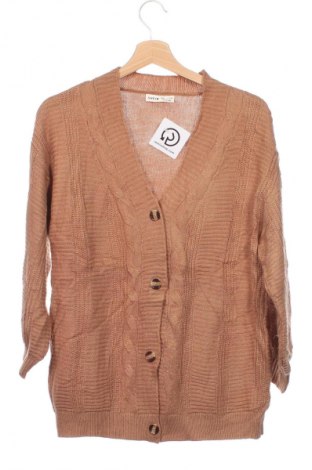 Kinder Strickjacke SHEIN, Größe 11-12y/ 152-158 cm, Farbe Beige, Preis € 5,99