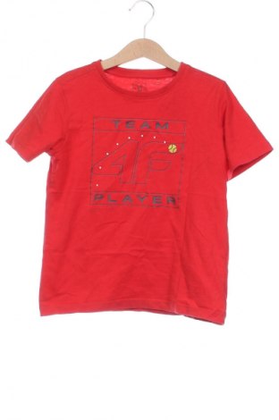 Kinder T-Shirt 4F, Größe 8-9y/ 134-140 cm, Farbe Rot, Preis 4,49 €