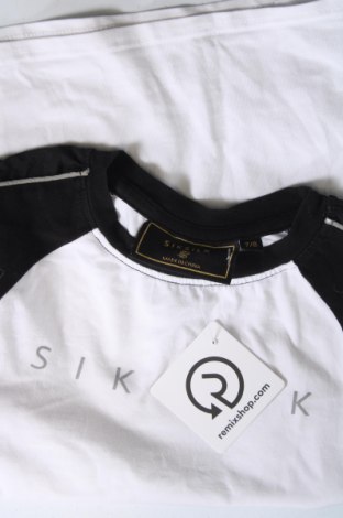 Παιδικό μπλουζάκι SikSilk, Μέγεθος 7-8y/ 128-134 εκ., Χρώμα Λευκό, Τιμή 5,99 €