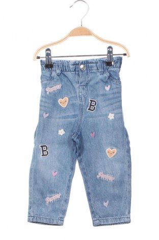 Blugi pentru copii H&M, Mărime 18-24m/ 86-98 cm, Culoare Albastru, Preț 49,37 Lei