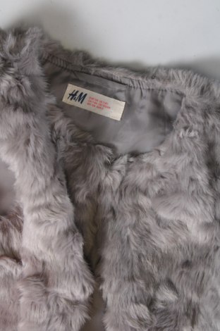 Kinderweste H&M, Größe 7-8y/ 128-134 cm, Farbe Grau, Preis € 8,49