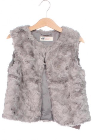 Kinderweste H&M, Größe 7-8y/ 128-134 cm, Farbe Grau, Preis € 8,49