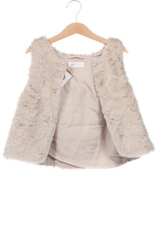 Kinderweste H&M, Größe 4-5y/ 110-116 cm, Farbe Beige, Preis € 8,49