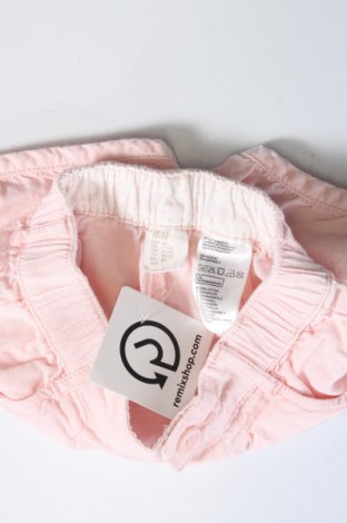 Kinder Shorts H&M, Größe 12-18m/ 80-86 cm, Farbe Rosa, Preis 4,99 €